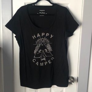 Torrid 1x Happy Camper Tshirt